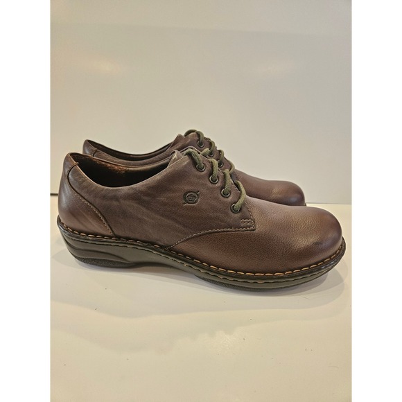 Born Women Brown Leather Lace Up Oxfords Shoes W61300 Size 9.5 41 - Picture 12 of 12